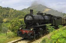 Tuscany steam engine train rides